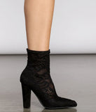 Doin' It For Me Lace Sock Booties