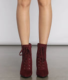 Sleek and Chic Lace Up Stiletto Booties