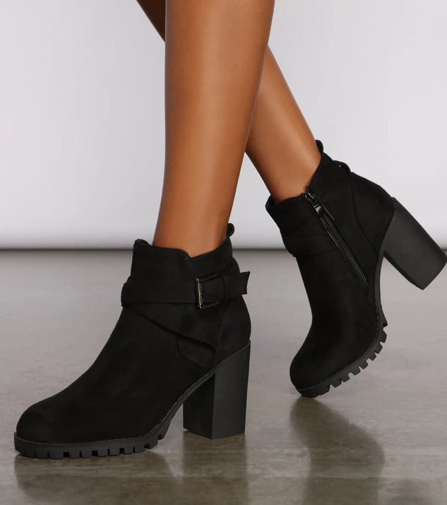 She's A Wild One Lug Booties