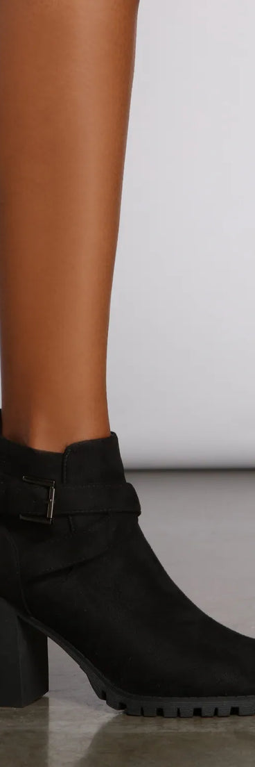 She's A Wild One Lug Booties