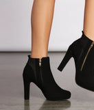 Level Up Platform Block Heel Booties