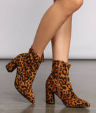 Fierce Fashionista Heeled Sock Booties
