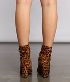 Fierce Fashionista Heeled Sock Booties