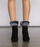 Faux-Ever Fashionable Block Heel Booties