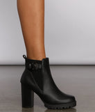 Wild N' Free Faux Leather Lug Booties