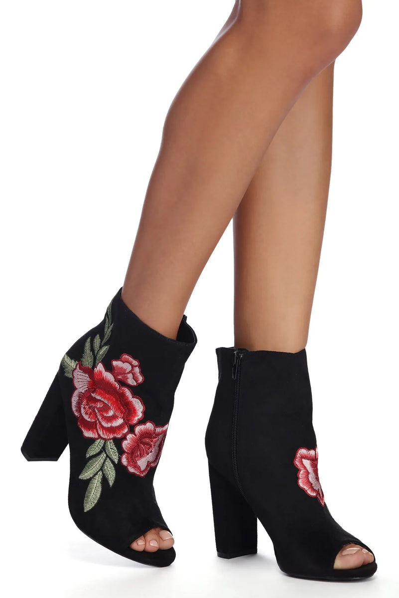 Floral Be Mine Booties & Windsor