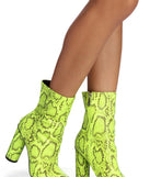 Snake My Way Booties