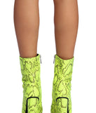 Snake My Way Booties
