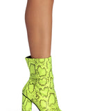 Snake My Way Booties