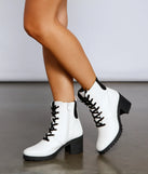 Don't Call It A Throwback Lace-Up Combat Boots