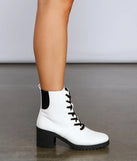 Don't Call It A Throwback Lace-Up Combat Boots