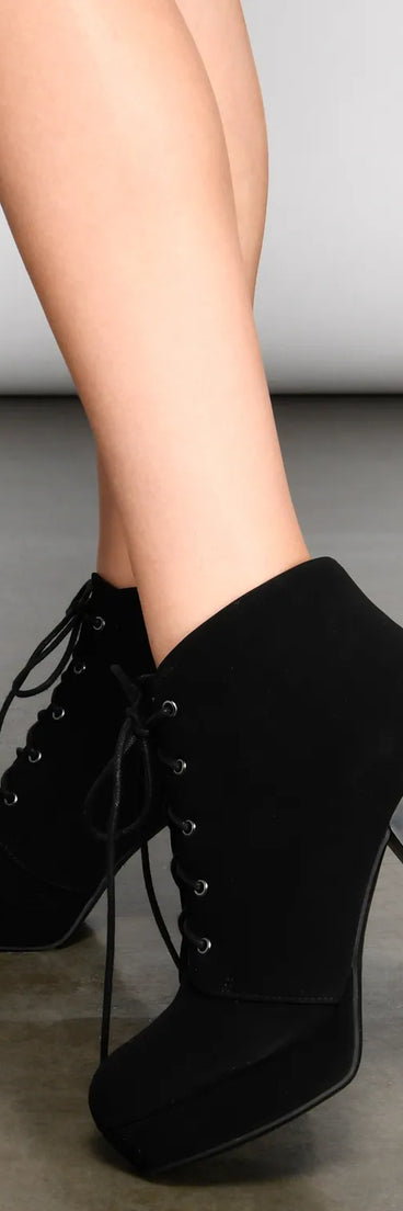All The Drama Platform Booties