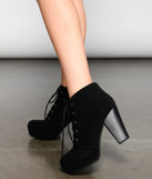 All The Drama Platform Booties