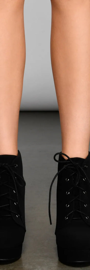 All The Drama Platform Booties
