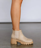 Oh So Trendy Lug Sole Booties