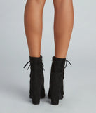 It Girl Lace-Up Booties