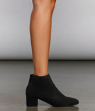 Simply Stylish Faux Suede Booties