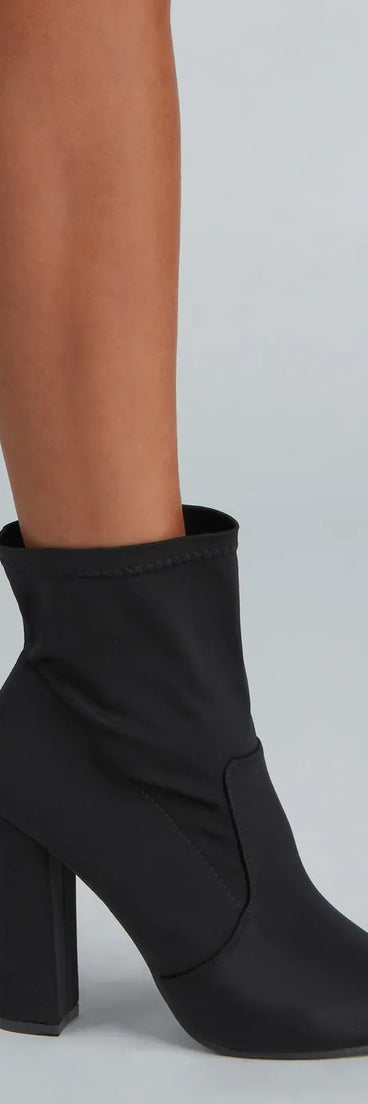 Style Staple Block Heel Booties