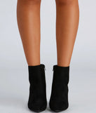 Perfect Point Faux Suede Booties