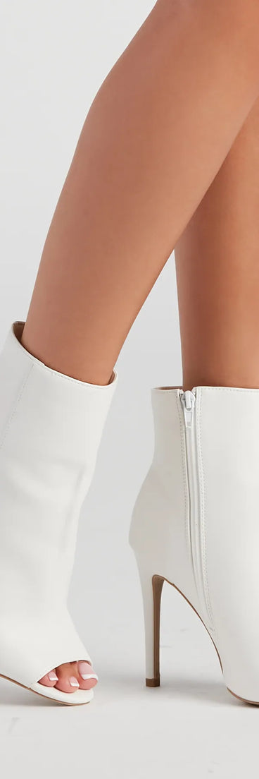 Point Me To Chic Stiletto Booties