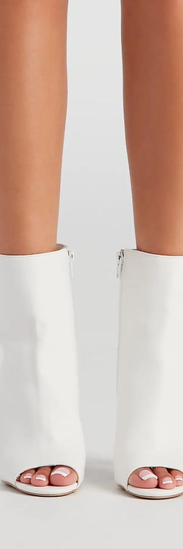 Point Me To Chic Stiletto Booties