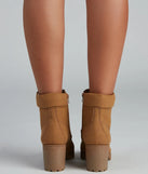 Trendy Moment Lace-Up Booties