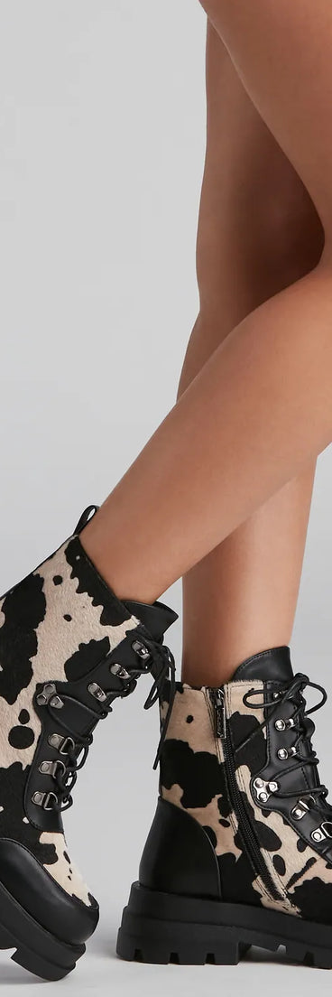 Don't Have A Cow Lug Booties