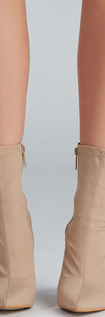 Stylish Strut Stiletto Booties