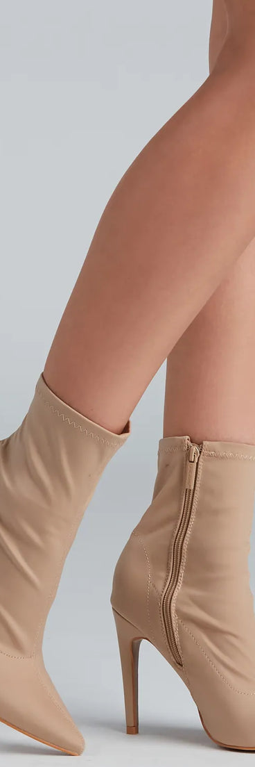 Stylish Strut Stiletto Booties