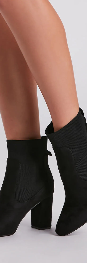 Trendy Staple Basic Sock Booties