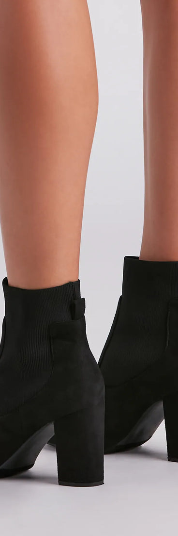 Trendy Staple Basic Sock Booties