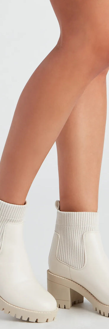 Cutie In A Lug Bootie