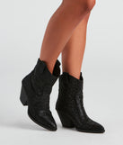 Glitzy Rhinestone Western Booties