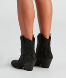 Glitzy Rhinestone Western Booties