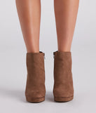 Autumn Perfection Faux Suede Booties