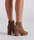 Autumn Perfection Faux Suede Booties