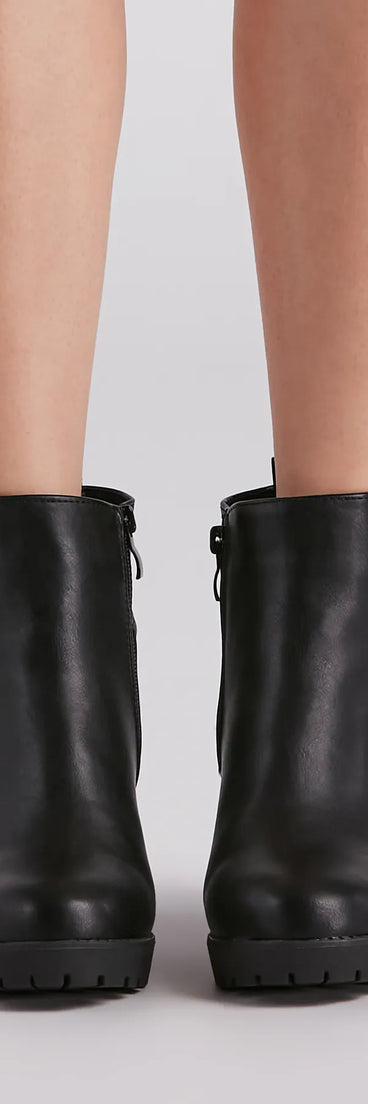 Ultimate Trendsetter Lug Sole Booties