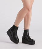 It's True Lug Platform Booties