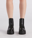 It's True Lug Platform Booties