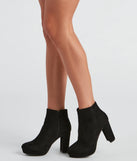 Sleek Ambition Faux Suede Booties