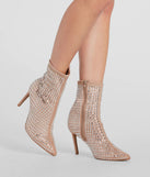 All That Bling Rhinestone Stiletto Booties