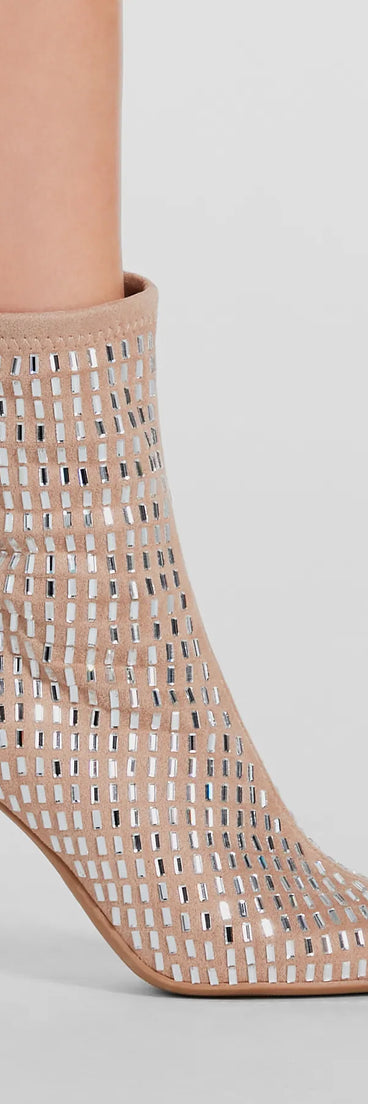 All That Bling Rhinestone Stiletto Booties