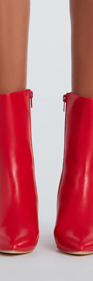 A Look To Remember Block Heel Booties