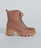 Winter Mode Lace-Up Platform Combat Boots