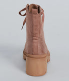 Winter Mode Lace-Up Platform Combat Boots