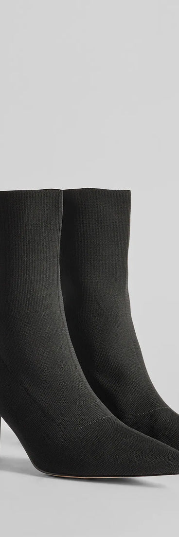 Back to Basics Knit Ankle Booties