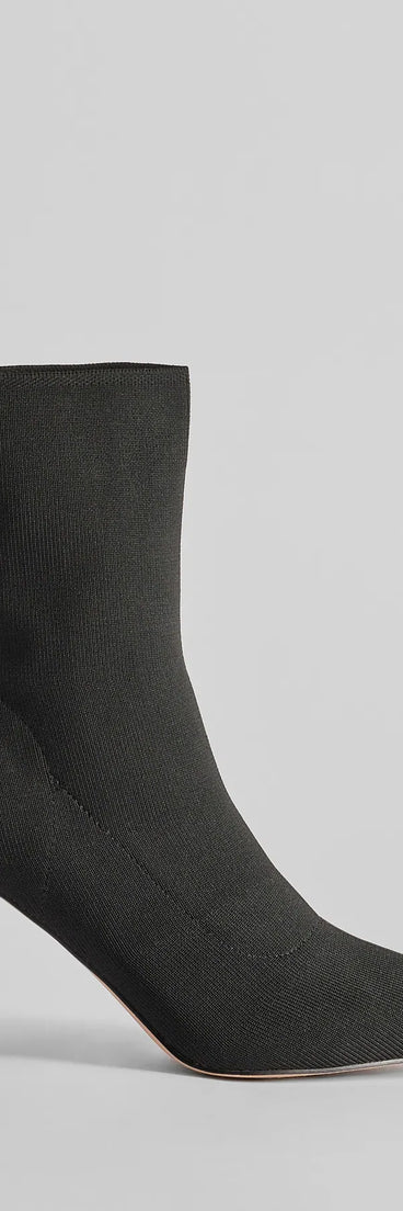 Back to Basics Knit Ankle Booties