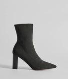 Back to Basics Knit Ankle Booties