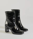 
Upgrade your style game for 2025 with the Bold Baddie Faux Patent Leather Ankle Booties in black, perfect for any fashion-forward wardrobe.