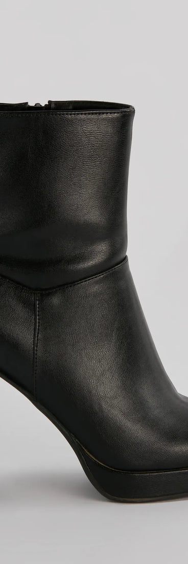 
Upgrade your style game for 2025 with the Amp It Up Faux Leather Platform Boots in black, perfect for any fashion-forward wardrobe.